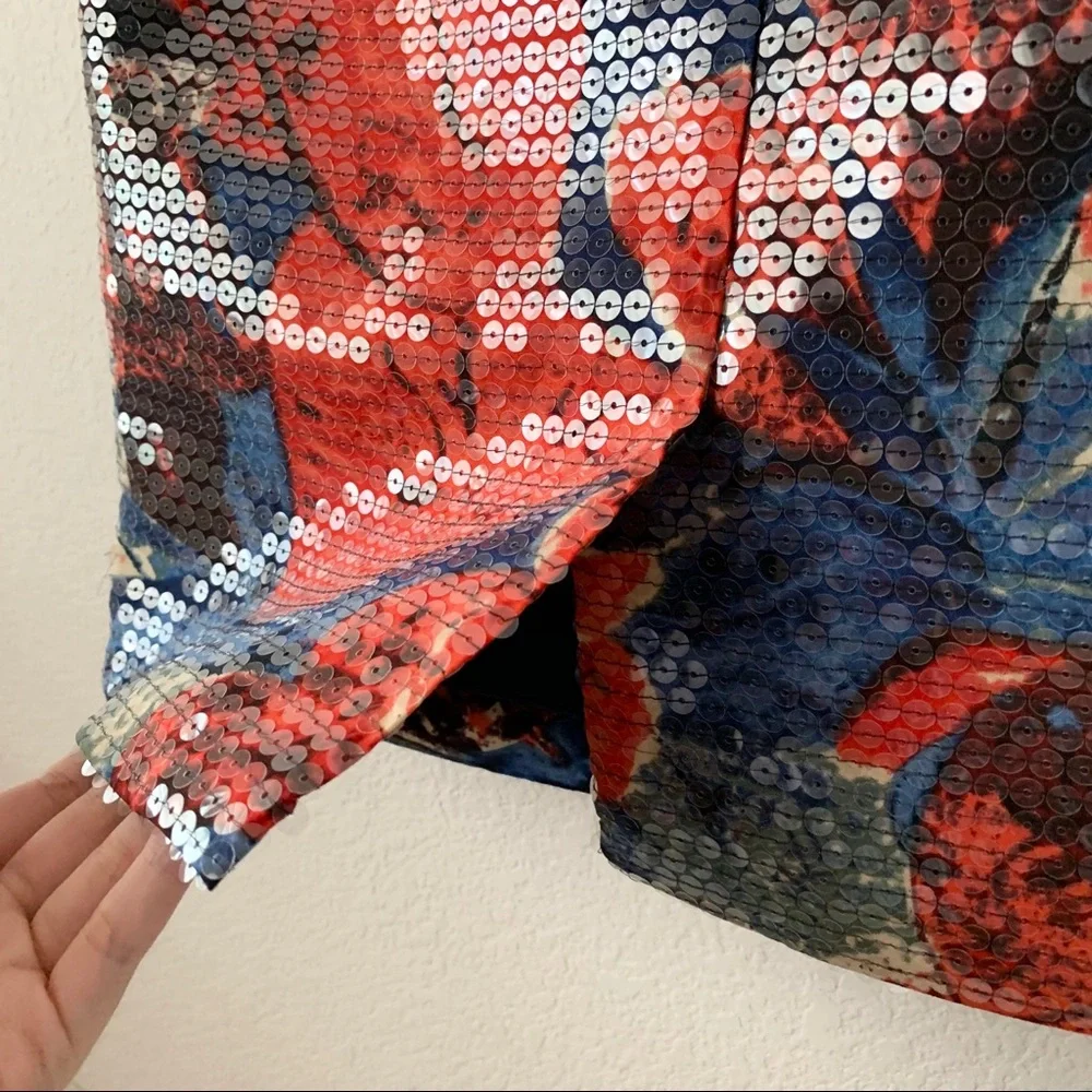 Anthropologie sequin pencil skirt